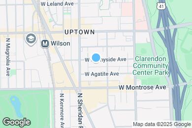 Map image of the property - 927 W Sunnyside Ave