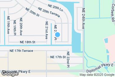 Map image of the property - 1805 NE 21st Pl