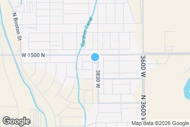 Map image of the property - 1469 N 3830 W