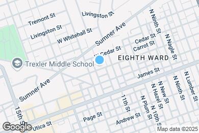 Map image of the property - 1125 W Washington St