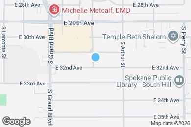 Map image of the property - 903 E 32nd Ave