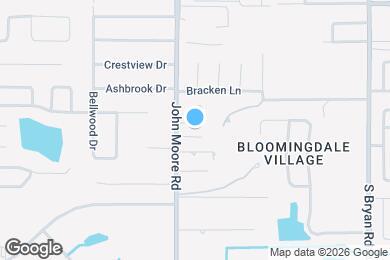 Map image of the property - 105 Ridge Ct