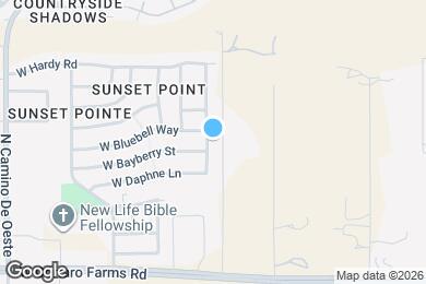 Map image of the property - 8640 N Chinaberry St