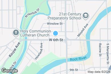 Map image of the property - 1600 W 6th St