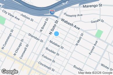 Map image of the property - 2426 Houston St