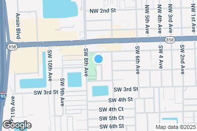 Map image of the property - 120 SW 7th Terrace