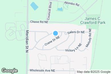 Map image of the property - 3825 Crane Dr NE
