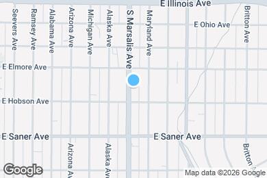 Map image of the property - 2628 S Marsalis Ave
