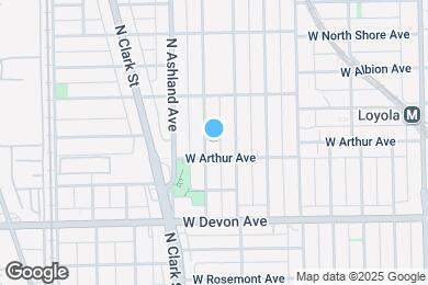 Map image of the property - 6513 N Bosworth Ave