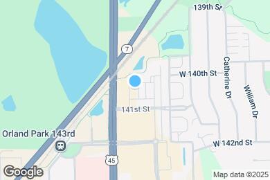Map image of the property - The Residences of Orland Park Crossing