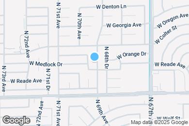 Map image of the property - 5116 N 69th Ave