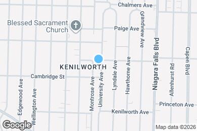 Map image of the property - 412 University Ave