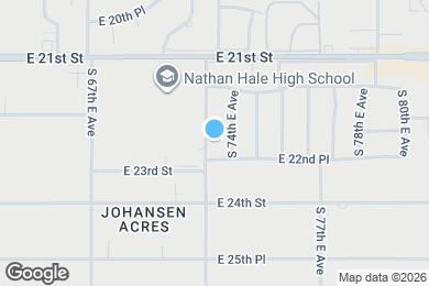 Map image of the property - 2175 S 73rd E Ave