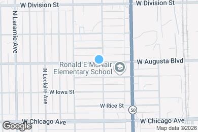 Map image of the property - 4905 W Augusta Blvd