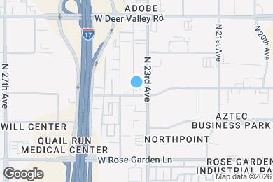 Map image of the property - 2324 W Lone Cactus Dr