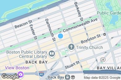 Map image of the property - 133 Newbury St