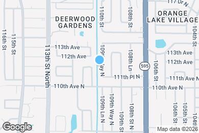 Map image of the property - 11158 109th Way N