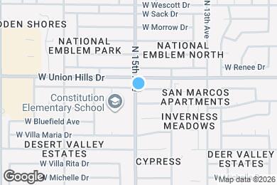 Map image of the property - 1419 W Villa Theresa Dr