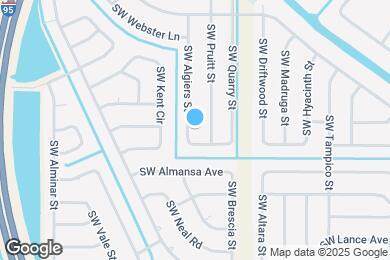 Map image of the property - 2187 SW Algiers St