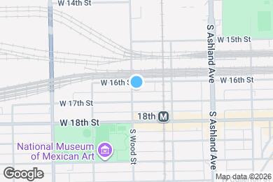 Map image of the property - 1611 S Wood St