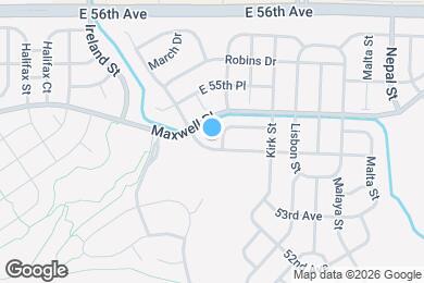 Map image of the property - 20589 E 55th Ave