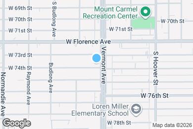 Map image of the property - 1007 W 74th St