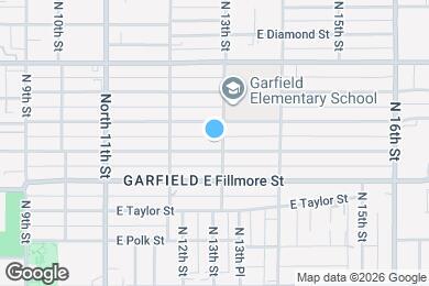 Map image of the property - 1242 E Pierce St