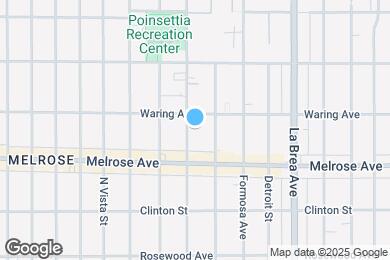 Map image of the property - 736 N Poinsettia Pl