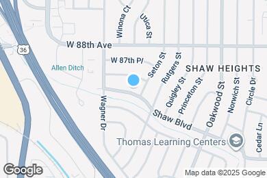 Map image of the property - 4583 Shaw Blvd