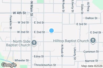 Map image of the property - 216 E 2nd St