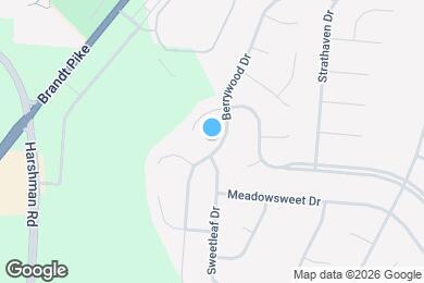 Map image of the property - 3629 Berrywood Dr