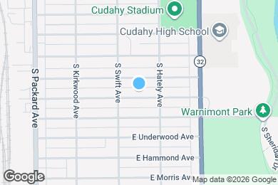 Map image of the property - 3834 E Edgerton Ave