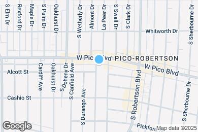 Map image of the property - 1416 S Crest Dr