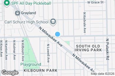 Map image of the property - 4263 W Addison St