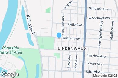 Map image of the property - 243 Williams Ave