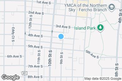 Map image of the property - 401 9th St S