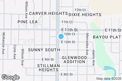 Map image of the property - 709 E 10th St