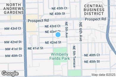 Map image of the property - 330 NE 42nd Ct