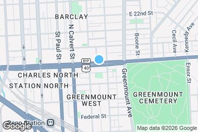 Map image of the property - 317 E North Ave