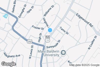 Map image of the property - 834 N Augusta St