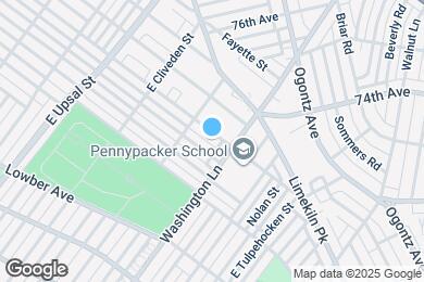 Map image of the property - 7416 Thouron Ave