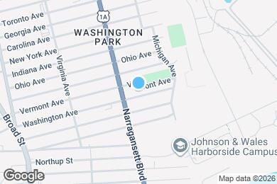 Map image of the property - 131 Washington Ave