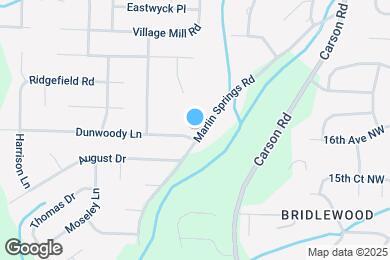Map image of the property - 800 Dunwoody Ln