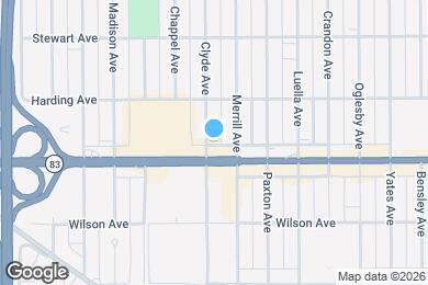 Map image of the property - 461 Clyde Ave