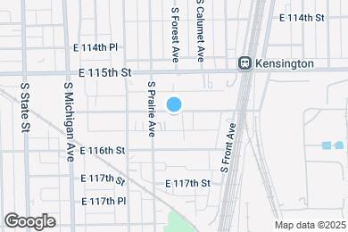 Map image of the property - 325 E Kensington Ave
