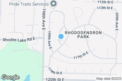 Map image of the property - 11603 199th Ave Ct E