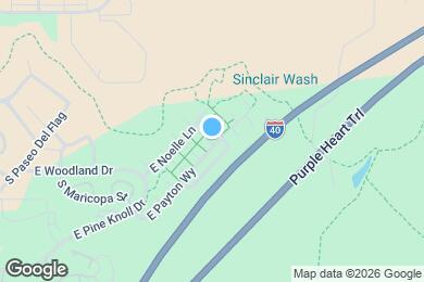Map image of the property - 1520 E Helen Way