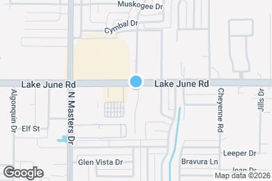 Map image of the property - 10500 Lake June Rd