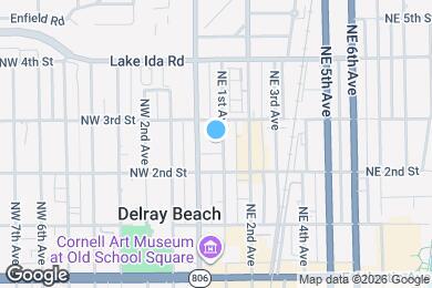 Map image of the property - 226 NE 1st Ave