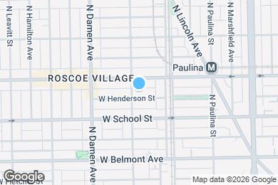 Map image of the property - 1840 W Henderson St